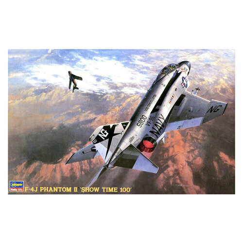07206 Hasegawa Истребитель-перехватчик F-4J (цельный фонарь) (1:48) модель для сборки usn f 4j phantom vf 102 diamondbacks 1 48