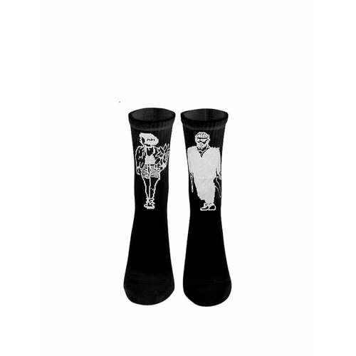 Носки Big Bang Socks, размер 40-44, черный носки big bang socks размер 40 44 черный