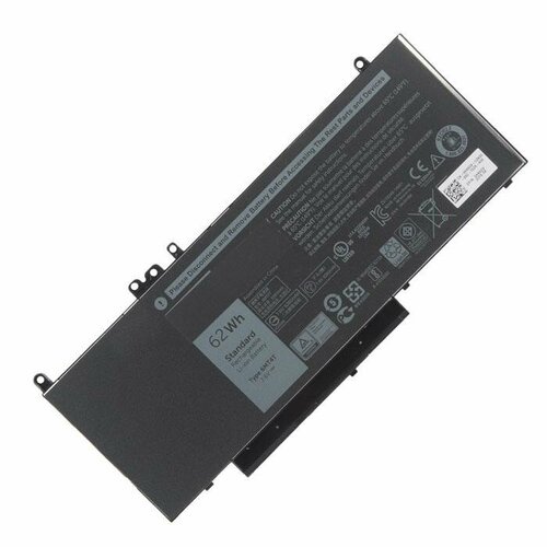 Аккумулятор для Dell Latitude E5470, E5550, E5570, E5270, E3550, E5250, E5450 6MT4T (62wh 7750mAh 7.6V) de gr german qwertz new replacement keyboard for dell latitude e5550 e5570 e5580 laptop with backlit