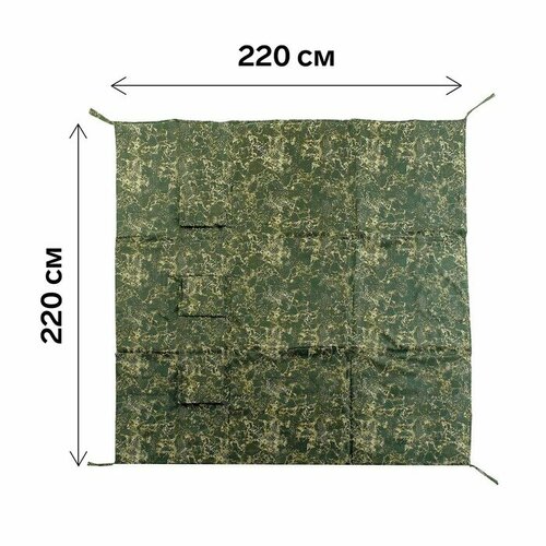 фото Пол для зимней палатки, 220 х 220 см, микс no name