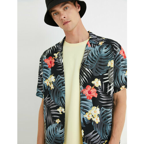 фото Рубашка koton, размер 54, черный