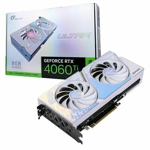 Видеокарта Colorful iGame GeForce RTX 4060 Ti Ultra W DUO OC 8 ГБ 5700000₽