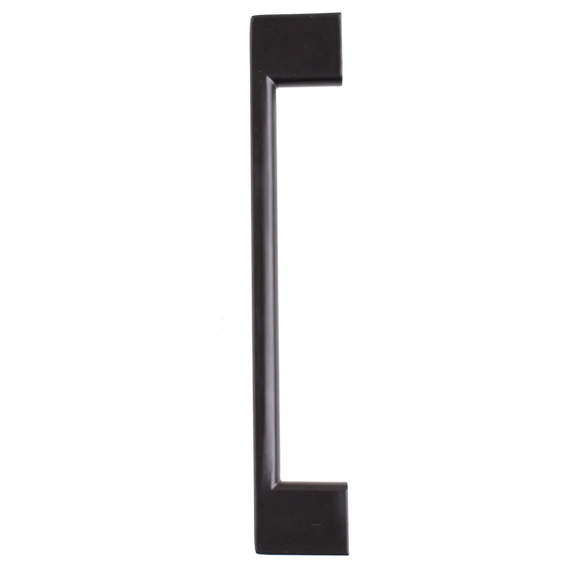 Ручка-скоба прямая мебельная 128 мм, цвет черный - фотография № 2