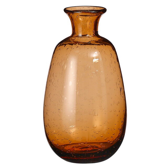 Edelman Стеклянная ваза Эрнестина 17 см коричневая 1122460