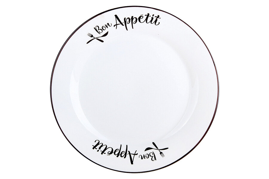 Тарелка обеденная 23см Bon Appetit