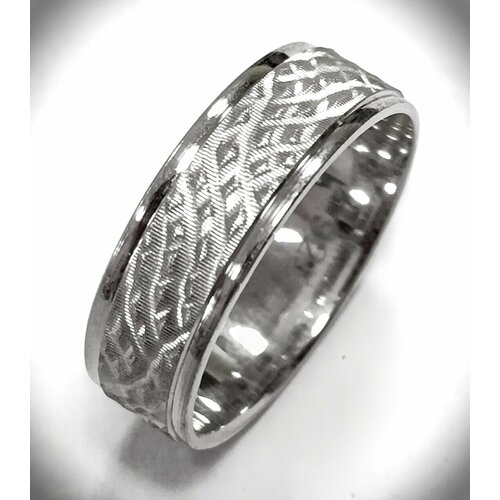 фото Кольцо обручальное эстерелла, серебро, 925 проба, размер 17.5