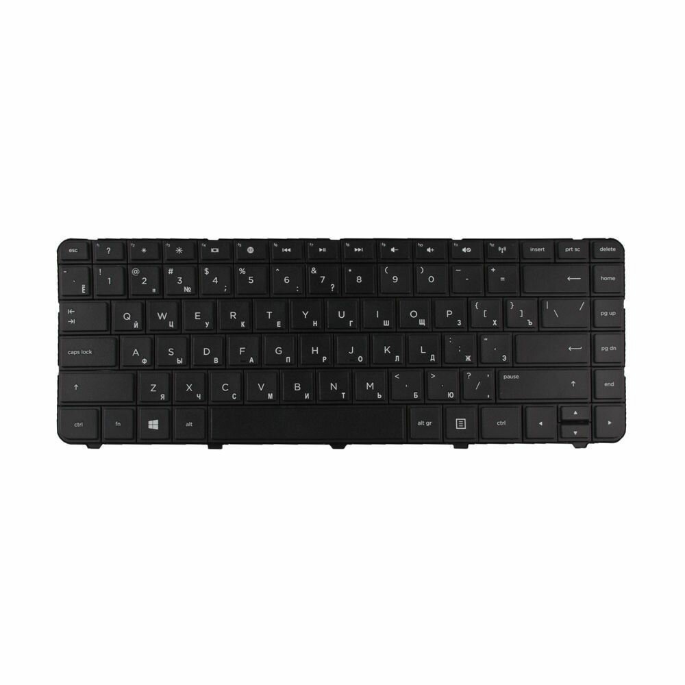 Клавиатура (keyboard) RageX для ноутбука G6/ G6-1000/ G4 без рамки чёрная