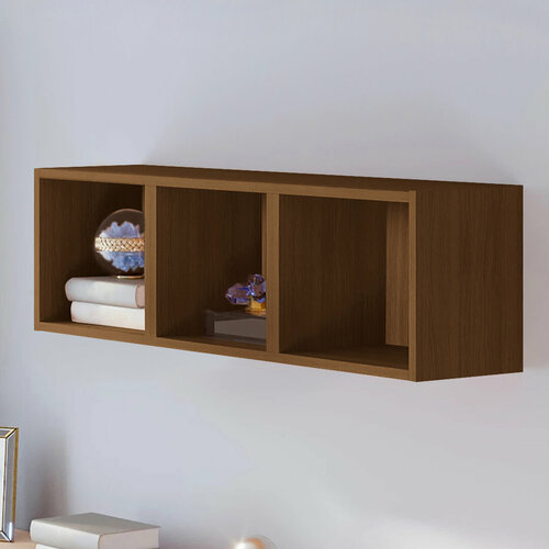 Полка навесная Билли Икеа Орех 9459