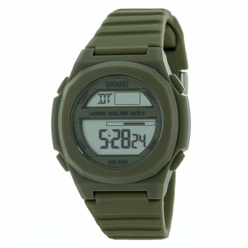 Наручные часы SKMEI, зеленый наручные часы skmei наручные часы skmei 2013bkwt мужские кварцевые водонепроницаемые черный