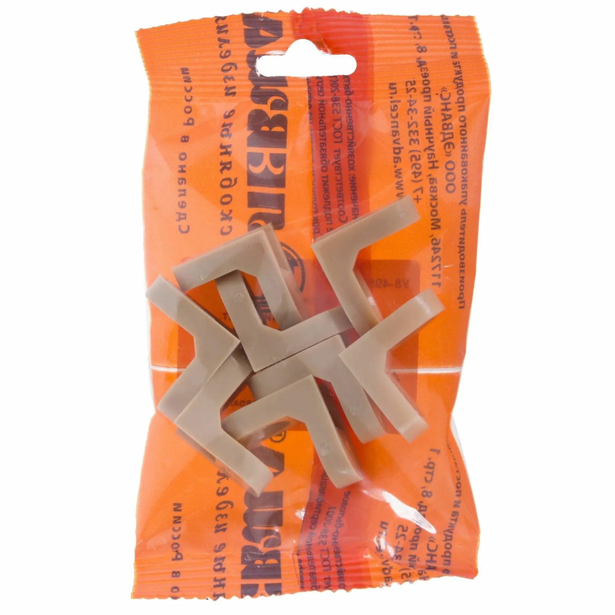 Уголок 25x25 мм, пластик, цвет бежевый, 8 шт. Левша - фото №4