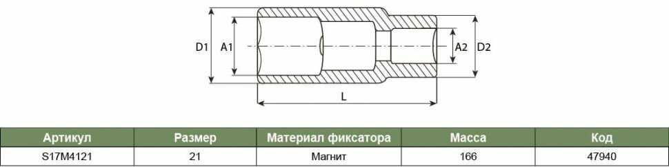 Головка Jonnesway - фото №9