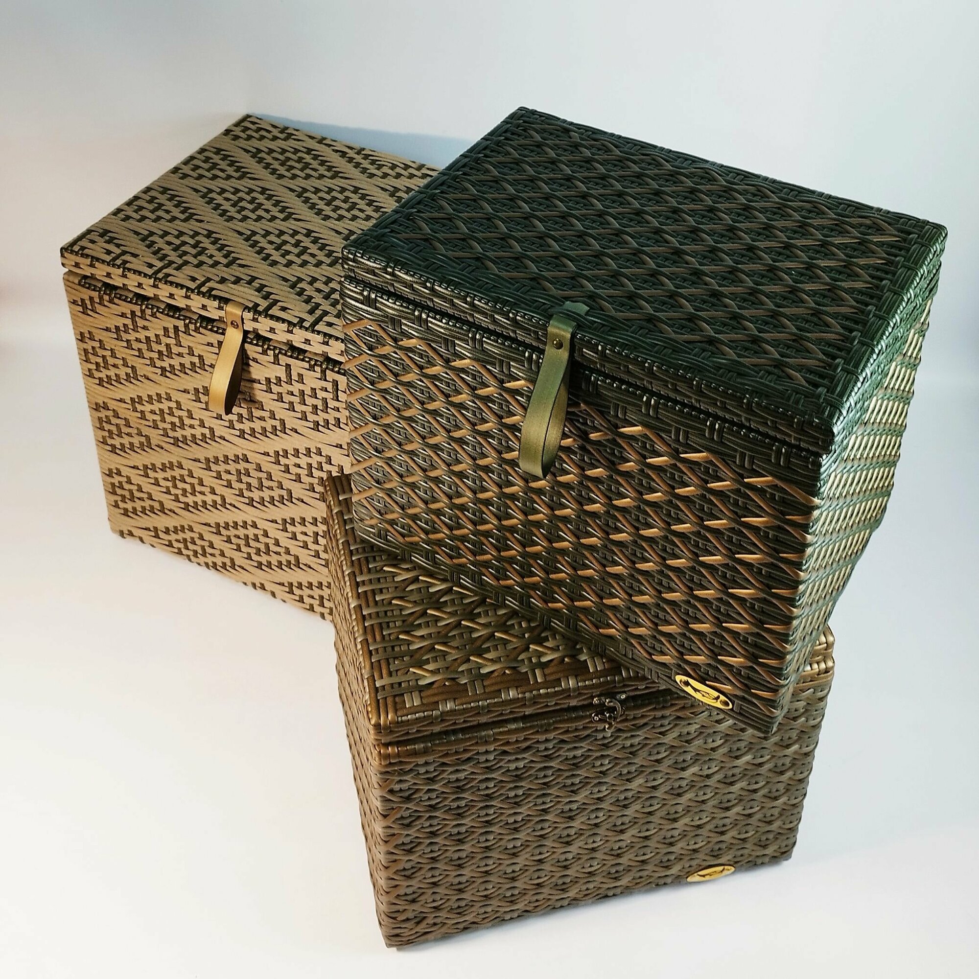 Сундук ящик для хранения из искусственного ротанга Скат - фотография № 14