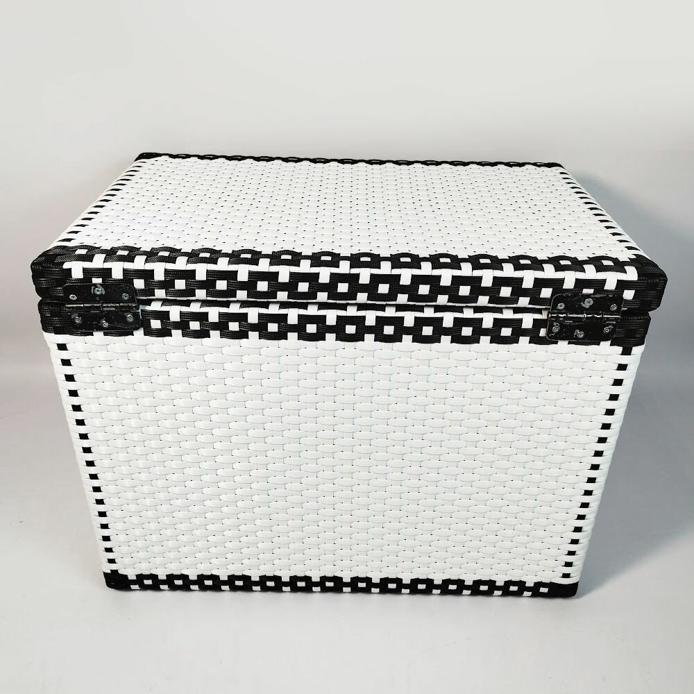 Сундук ящик для хранения из искусственного ротанга Скат - фотография № 12