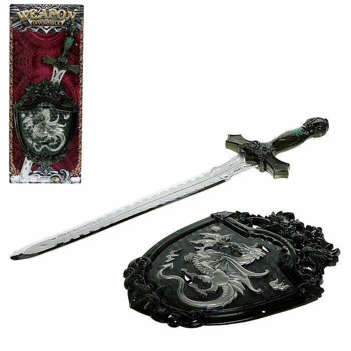 Набор рыцаря "Орден Дракона", меч и щит