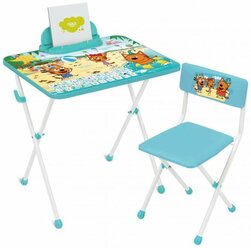 Комплект детской мебели Nika "Три кота и море приключений", стол, стул