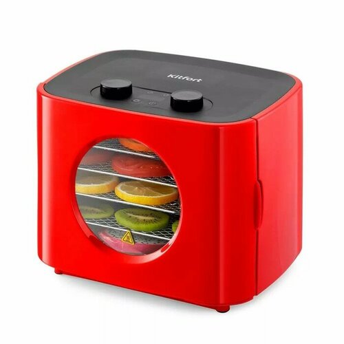 Kitfort Сушилка для овощей и фруктов Kitfort КТ-1952-1 300 Вт 5 ярусов красная 6010₽