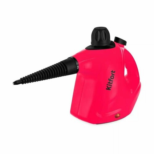 Пароочиститель Kitfort КТ-9138-1 900-1050 Вт 045 л 28-32 гмин нагрев 3-5 мин розовый 636700₽