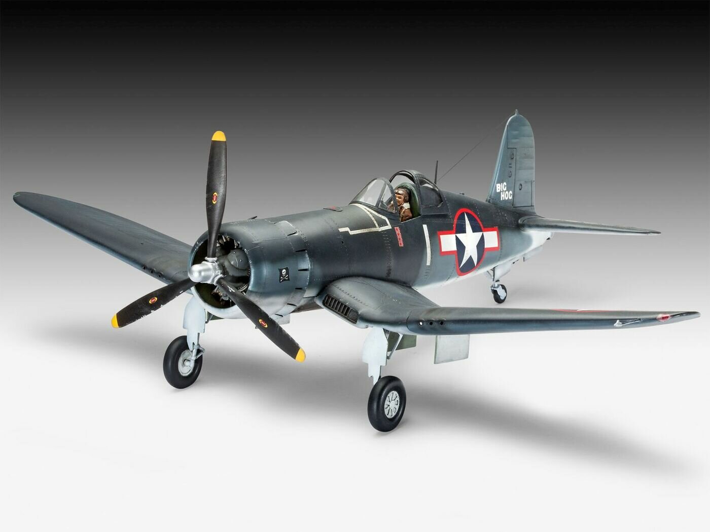 Сборная модель Revell Истребитель-бомбардировщик Vought F4U-1D Corsair - фото №9