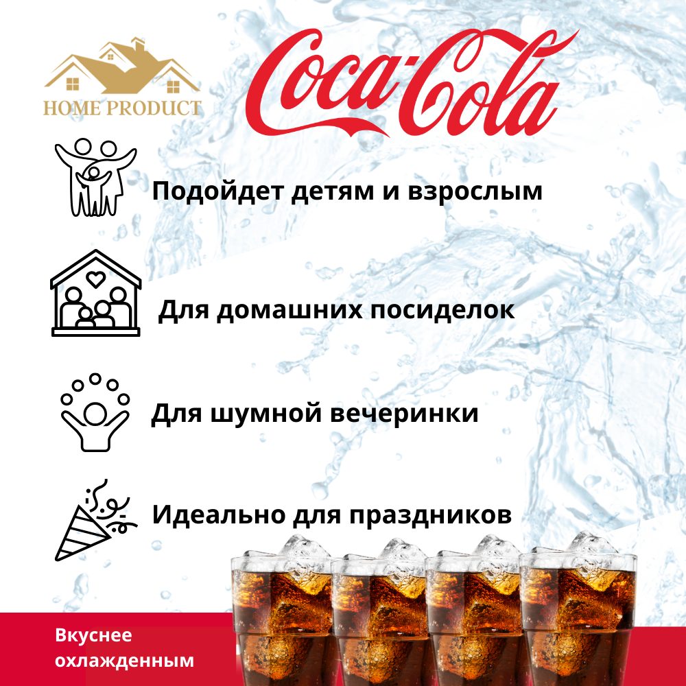 Кока Кола Классик Coca Cola Classic жб 24 шт. х 0.3 - фотография № 5