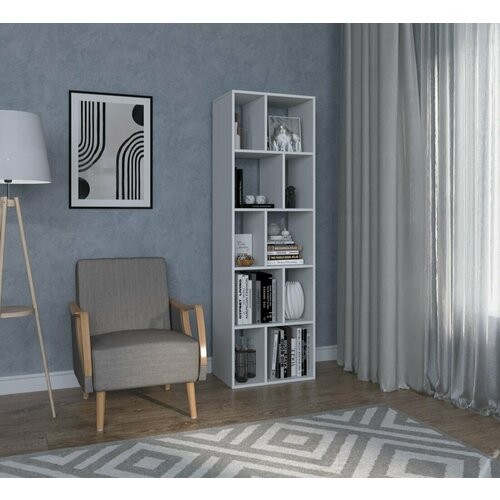 Стеллаж в стиле Лофт модель Купер 70 Белый 10199₽