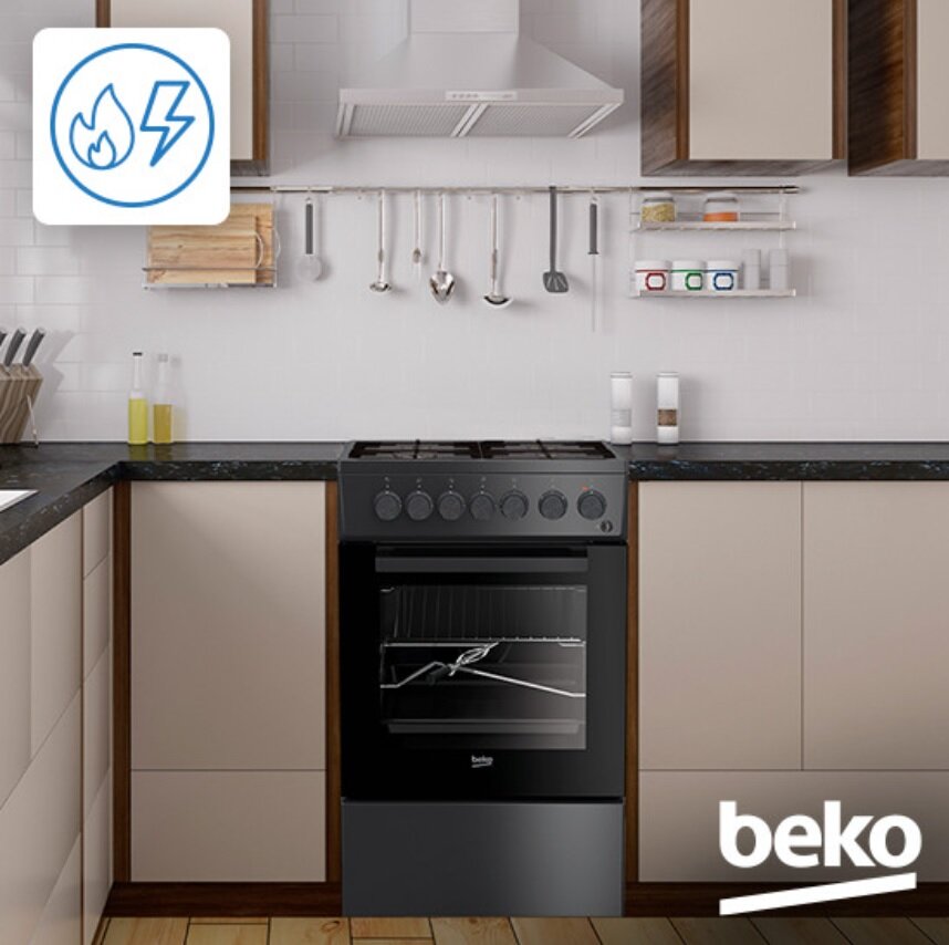 Комбинированная плита Beko - фото №2