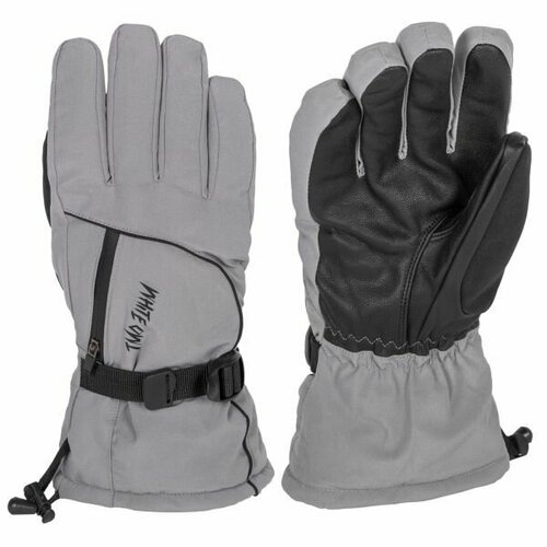 фото Перчатки white owl, размер xs/one size, черный, серый