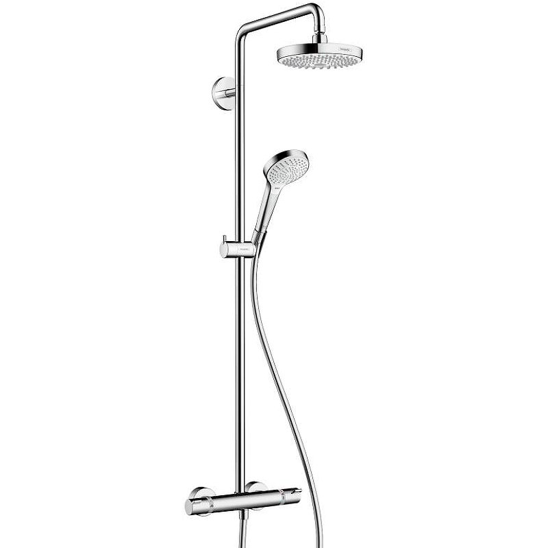 Croma Select S 180 2jet 27253400 Душевая система (1/2", термостат, 16 л/мин) Hansgrohe - фото №20