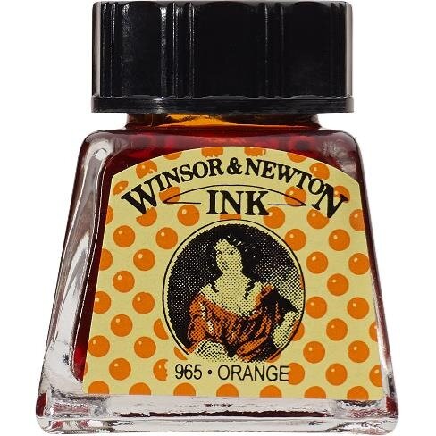 Winsor&Newton Тушь, оранжевый 14мл