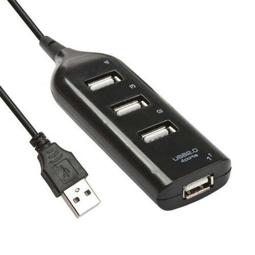 USB Хаб на 4 порта 45 см блистер 308₽