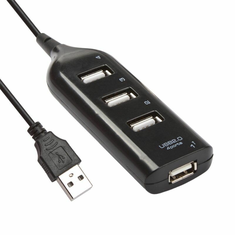 USB Хаб на 4 порта (блистер) 45 см