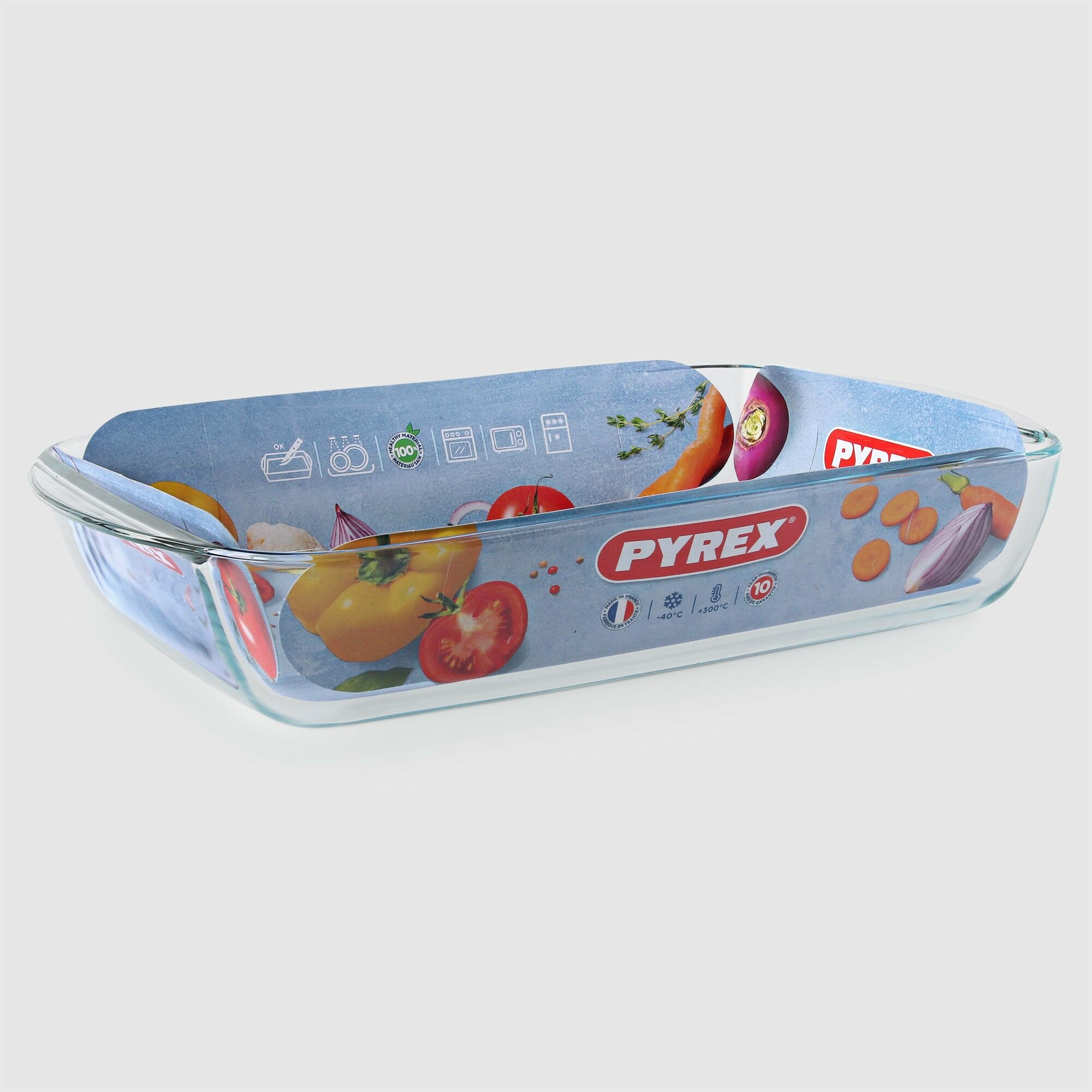 Лоток Pyrex Лоток прямоуг. Стекл. 40х27x7см 6 (240B000/6146) - фото №19