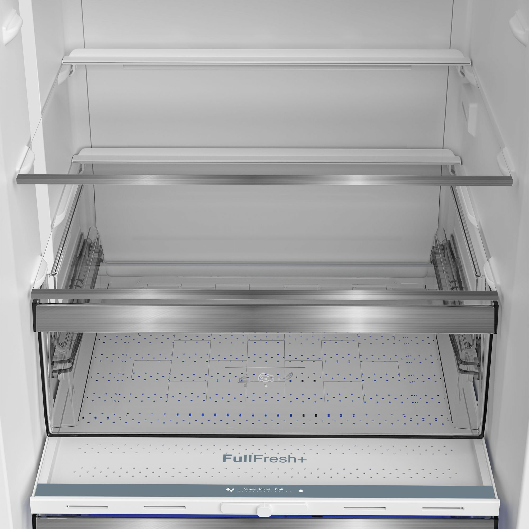 Двухкамерный холодильник Grundig GKPN66930FW, No Frost, белый