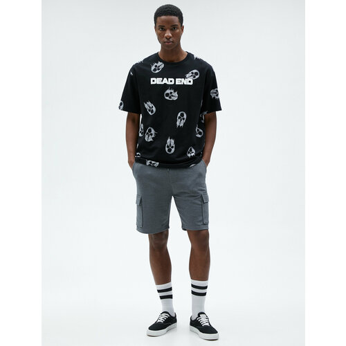 фото Шорты koton, размер 52, серый