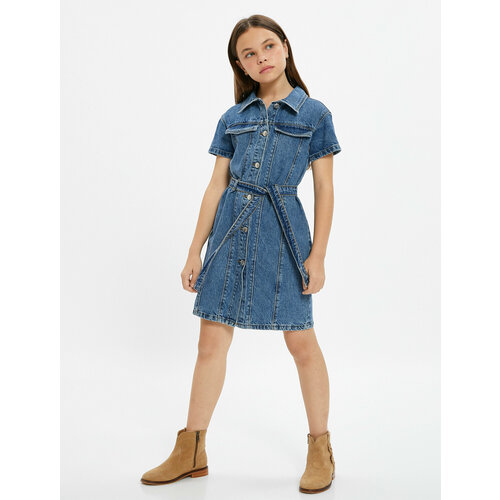 фото Платье koton, размер 134/140, синий