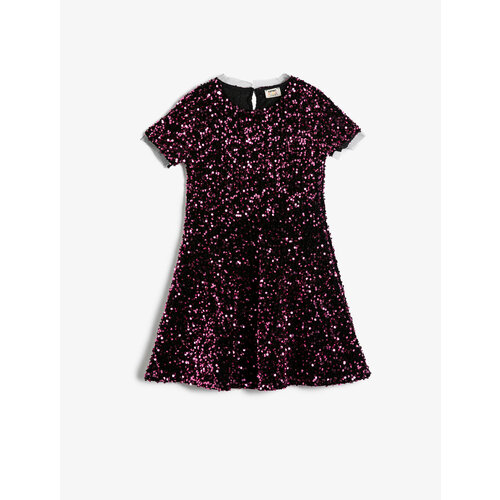 фото Платье koton, размер 158/164, фиолетовый