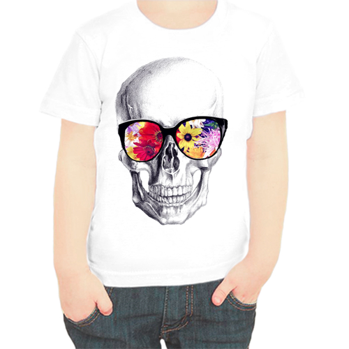 фото Футболка , размер 116, белый нет бренда