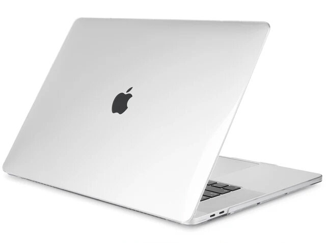 Чехол накладка для MacBook Air 13" (2018-2020) A1932, A2179, A2337 прозрачный глянцевый