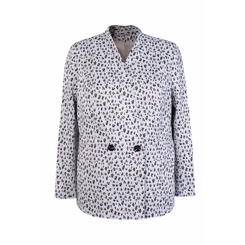 пиджак mila размер 50 фиолетовый Пиджак MILA, размер 50, серый