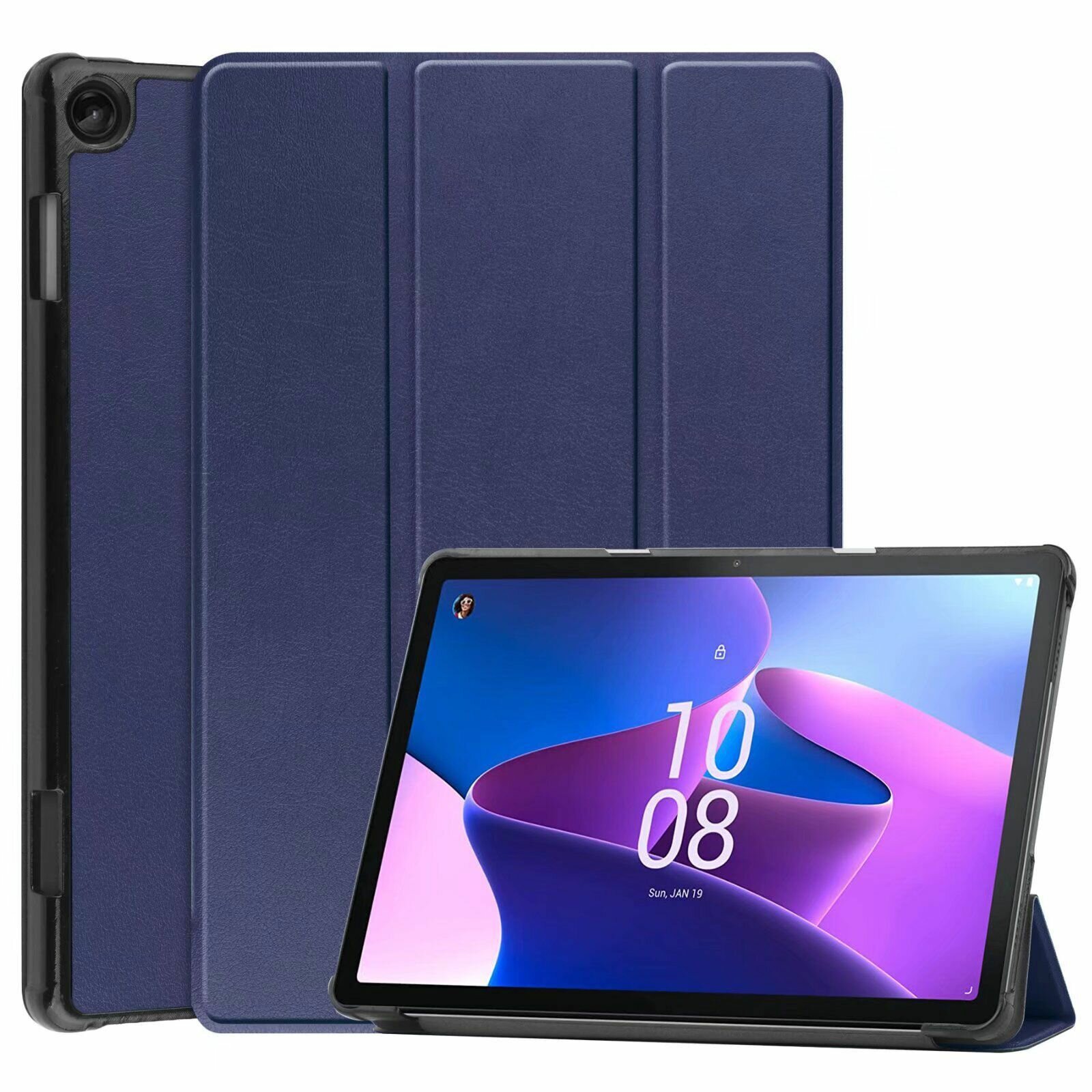 Умный чехол для Lenovo Tab M10 (3rd Gen) 10.1 дюйма, 2022 года, синий