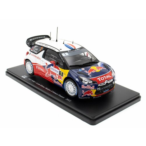 CITROEN DS3 WRC #1 Citroen Total WRT Loeb/Elena Winner Rally d'Alsace France Чемпион мира 2012, масштабная модель коллекционная subaru impreza s7 wrc 5 subaru wrt burns reid winner rally new zealand чемпион мира 2001 масштабная модель коллекционная