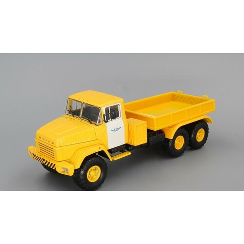 Масштабная модель грузовика коллекционная краз 6446 Балластный тягач Аэрофлот, желтый масштабная модель грузовика коллекционная краз 252 седельный тягач 1979 1990 голубой