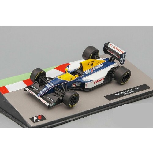 WILLIAMS FW15C #2 Canon Williams Alain Prost Чемпион мира 1993, масштабная модель коллекционная