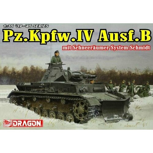 Сборная модель Pz.Kpfw.IV Ausf.B mit SCHNEERAUMER SYSTEM SCHMIDT