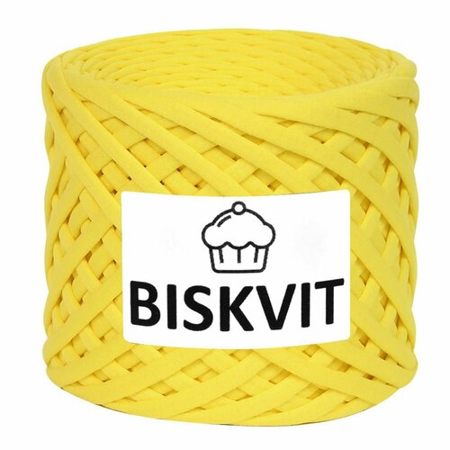 Трикотажная пряжа Biskvit (Бисквит) цвет Манго, 330гр. 100м. (100% хлопок), 1 моток.