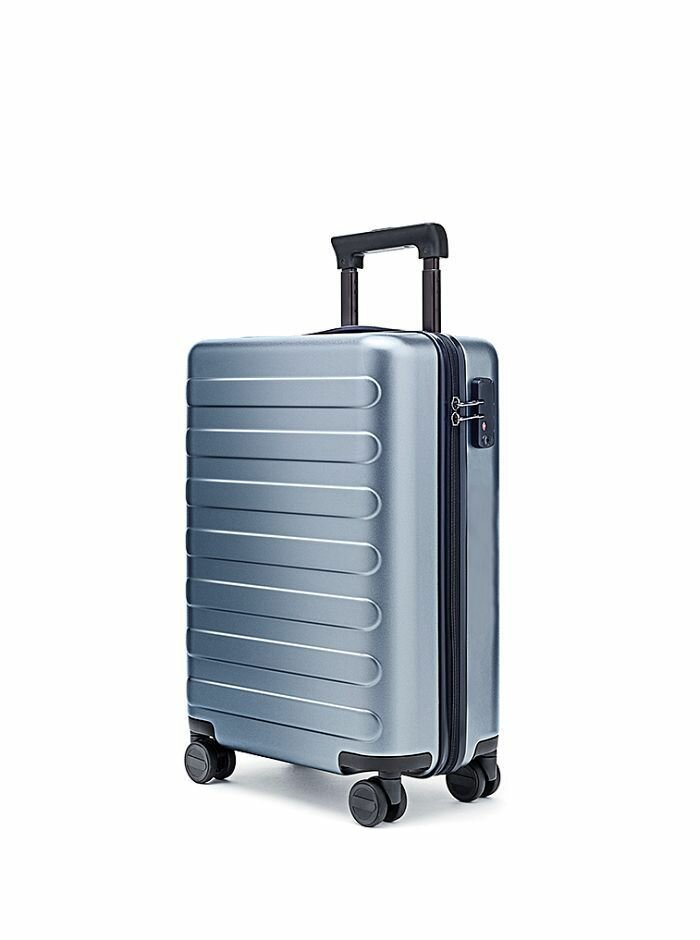 фото Чемодан NINETYGO Rhine Luggage 28" (серый+голубой)