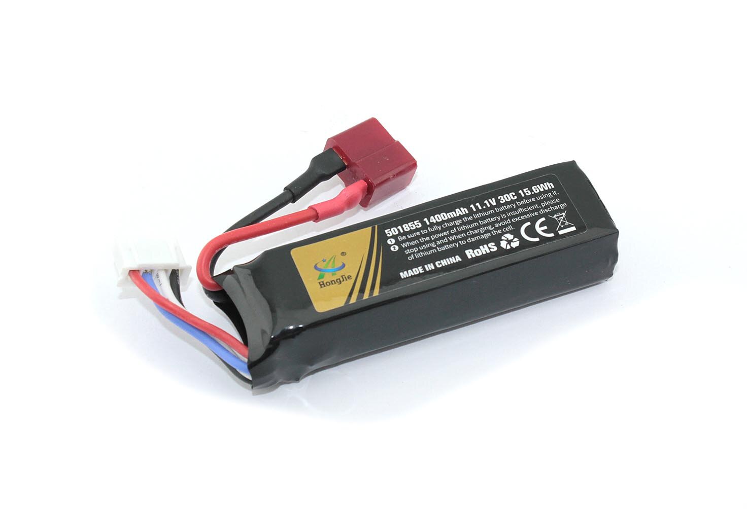 Аккумулятор Li-Pol 11.1V 401855 1400mAh разъем T-plug