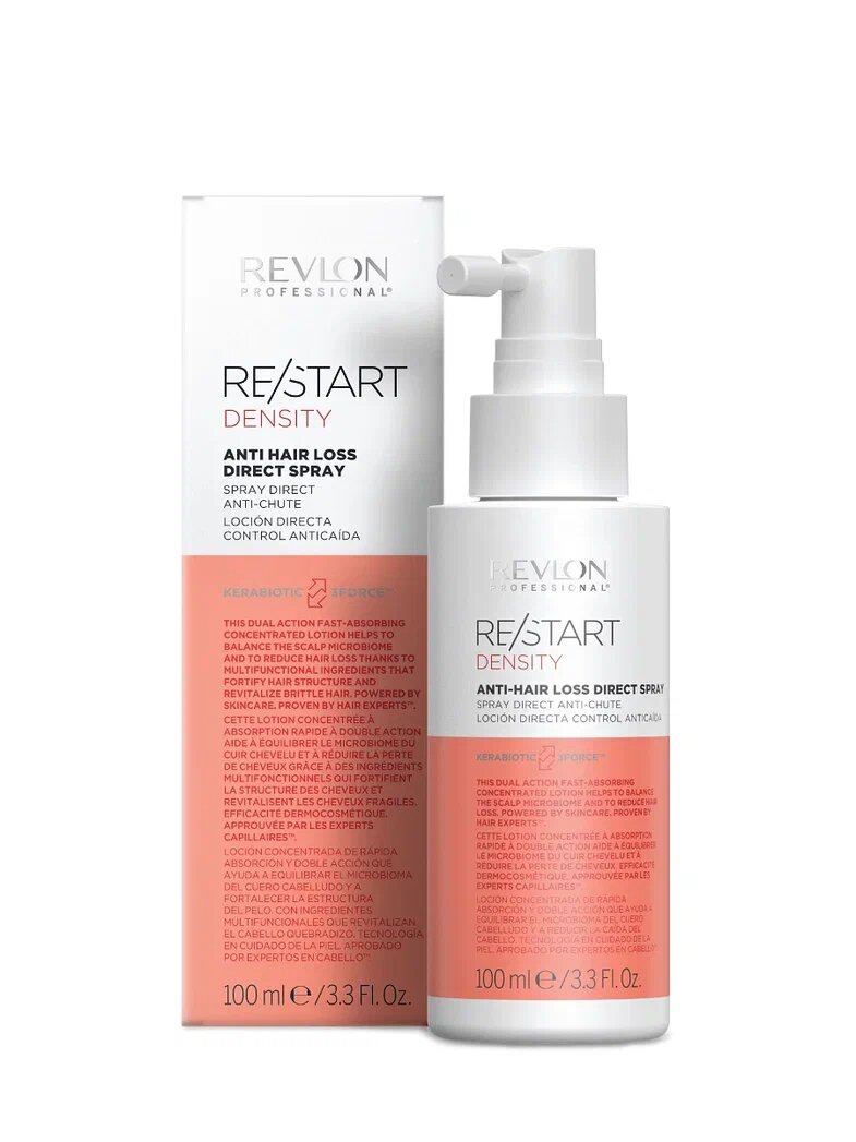 Revlon Professional Спрей против выпадения волос RESTART DENSITY AHL DIRECT SPRAY, 100 мл