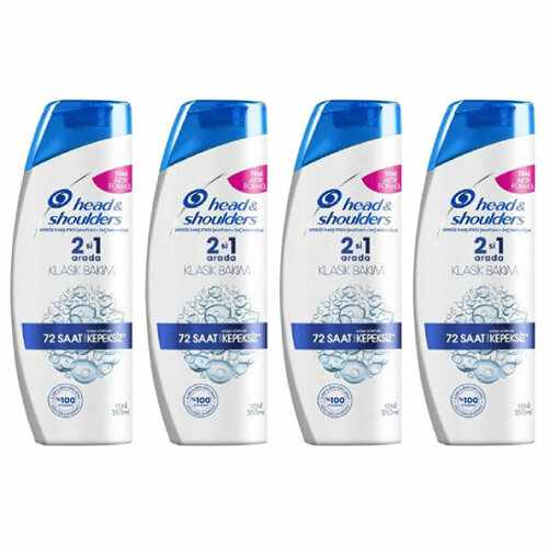 Шампунь Head&Shoulders Основной уход 2в1, 350 мл х 4 шт