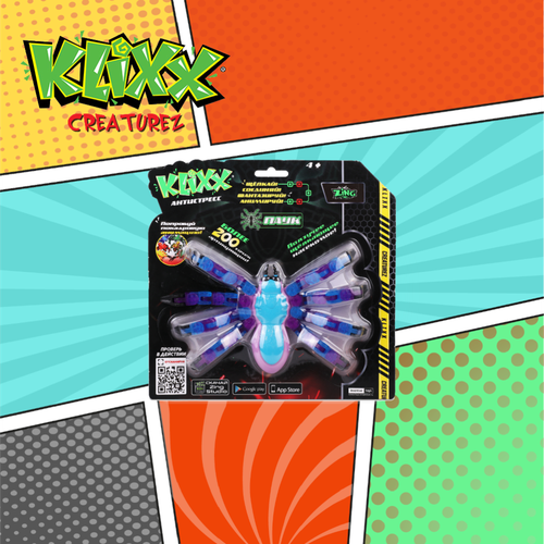 Klixx Creaturez Паук-птицеед Зеленый 3 см