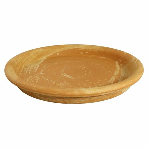 Поддон керамический терракотовый d28 см h3,4 см